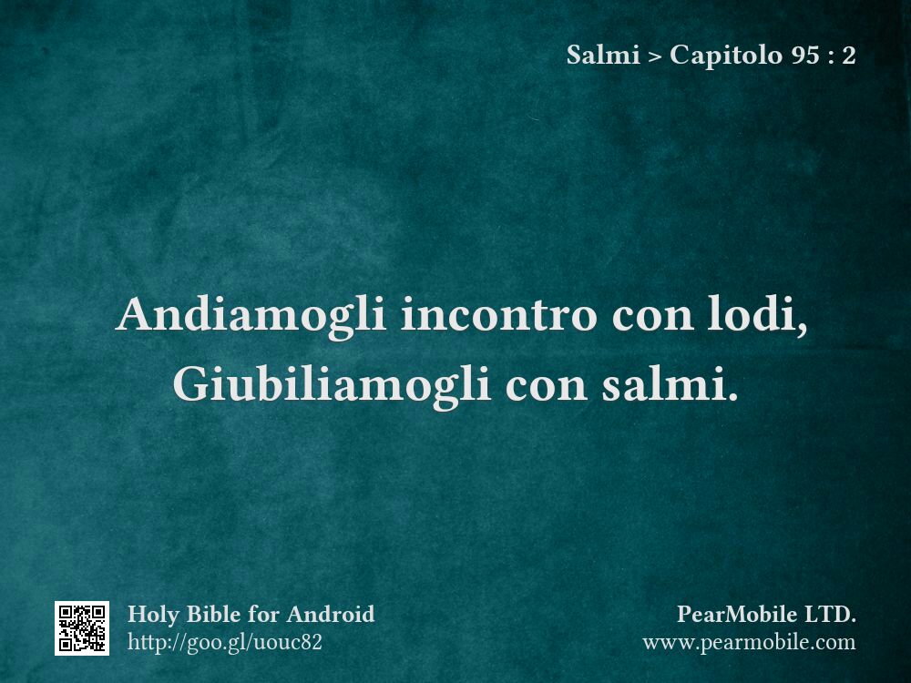Salmi, Capitolo 95:2